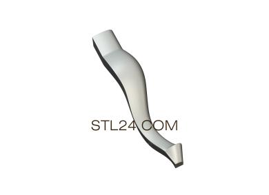 Ножки (NJ_0555) 3D модель для ЧПУ станка